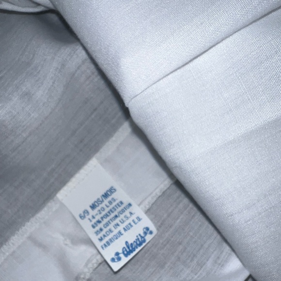 Alexis Vintage White Gown With Apron Front - Picture 8 of 10